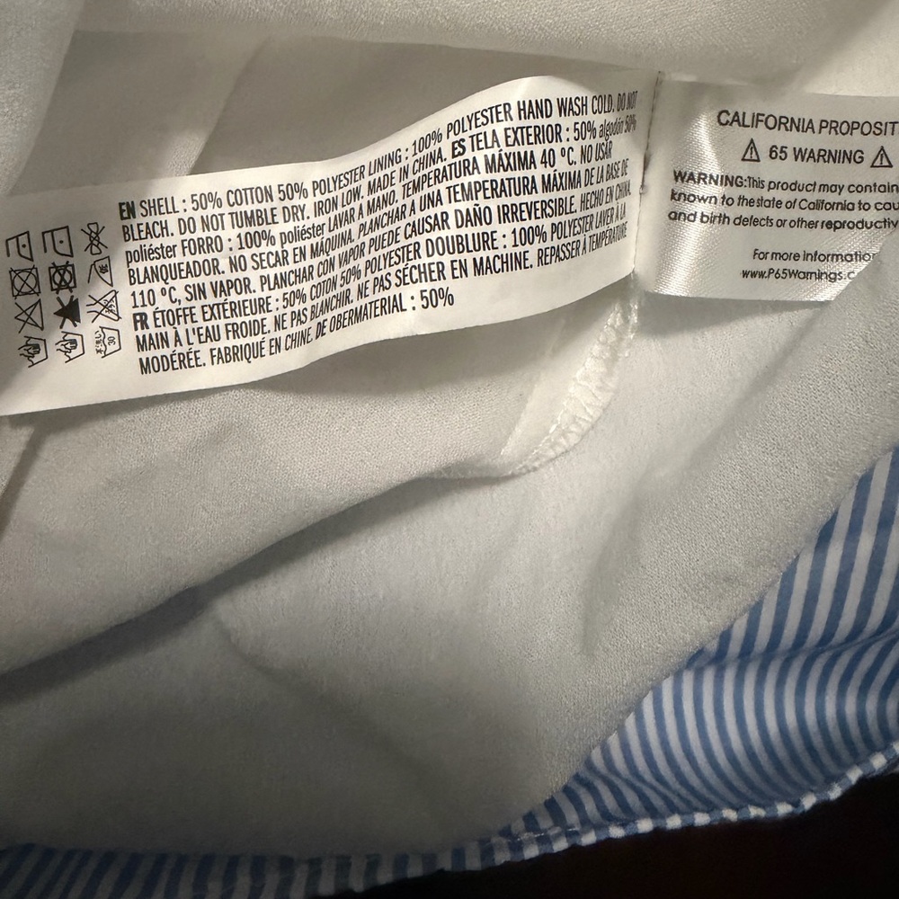 English Factory Light Blue Striped Midi Dress - Picture 6 of 8